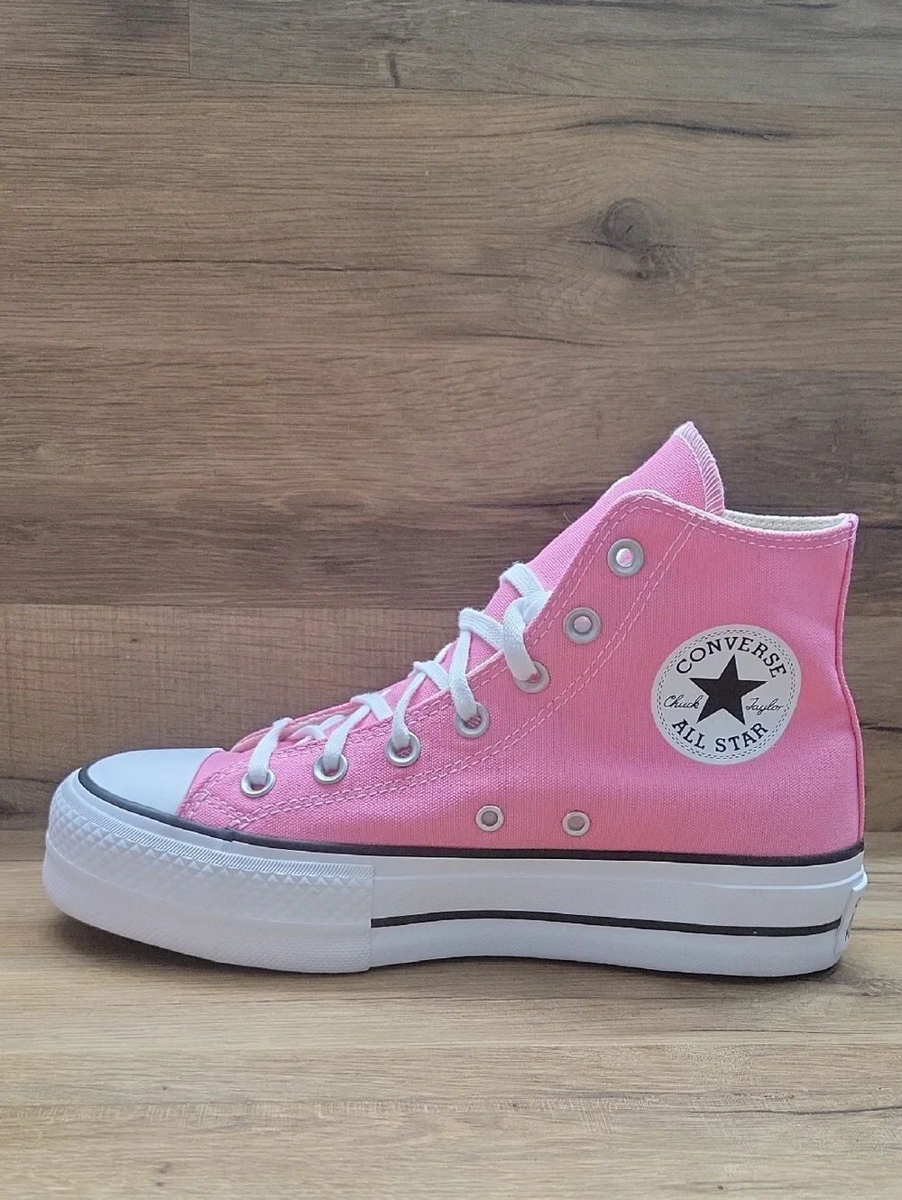 Converse Pink High Top Platform Sneakers